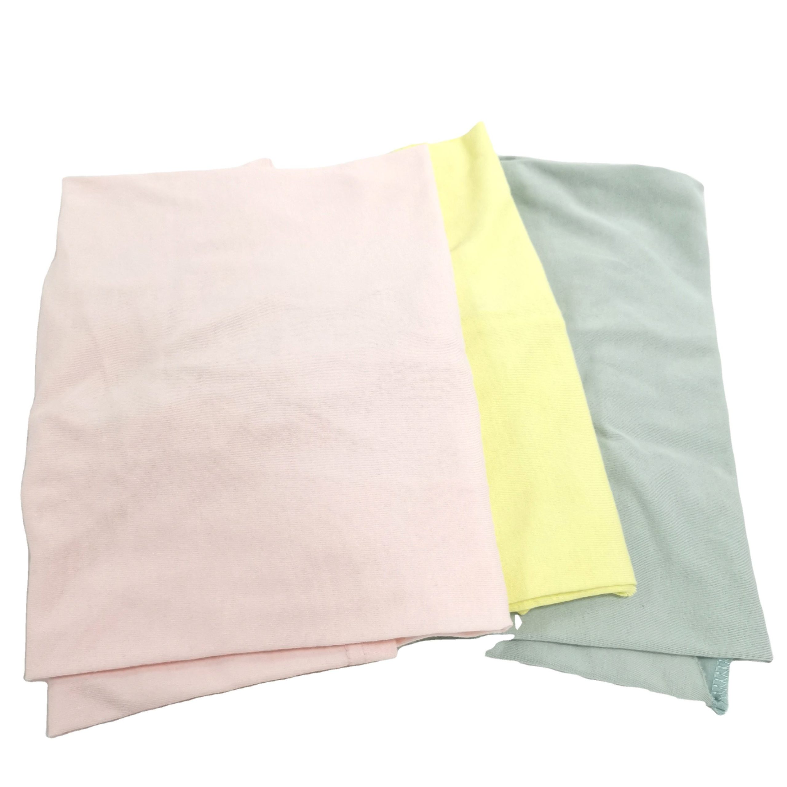 Good quality light color cotton rags material reusable cloth for making rag